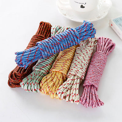 10 Meter Heavy Duty Laundry Drying Clothesline Rope Portable Travel Nylon Cord Sturdy Clothes Line For Outdoor Camping Indoor Crafting Art Projects - second image