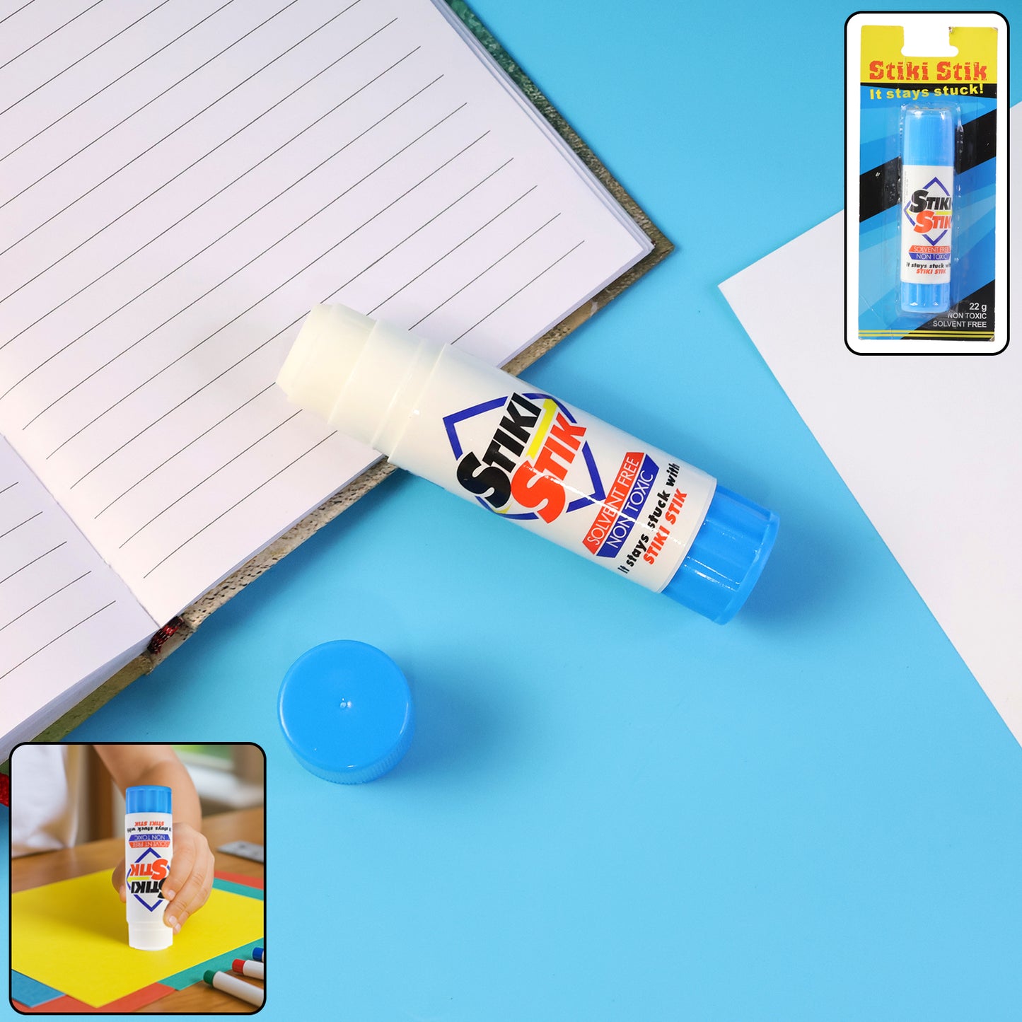 Stiki Stik Glue Stick (22gm  1 Pc)