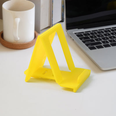 Adjustable Foldable Plastic Mobile Phone Stand (1 Pc  Mix Color) - second image