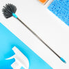 Cobweb Brush With Stainless Steel Strong Long Extendable Handle For Dusting Ceiling Cobweb Cleaning Brush For Lights Fans  Webs Cleaning For Homekitchen
