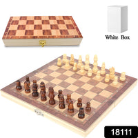 Foldable Wooden Chess Board Set (30  30 Cm  1 Set) - LootFaat