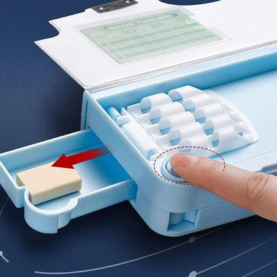 Space Explorer Pencil Box - Multifunctional Magnetic Pop-Up Organizer - second image