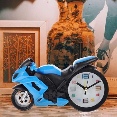 Fashioned Alarm Clock Novelty Retro Motorcycle  Motorbike Engine Style Clocks Alarm Clock Desktop Decoration Kids Gift