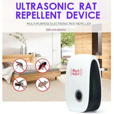 Ultrasonic Pest Repeller - Effective Rodent, Mosquito, Cockroach Control