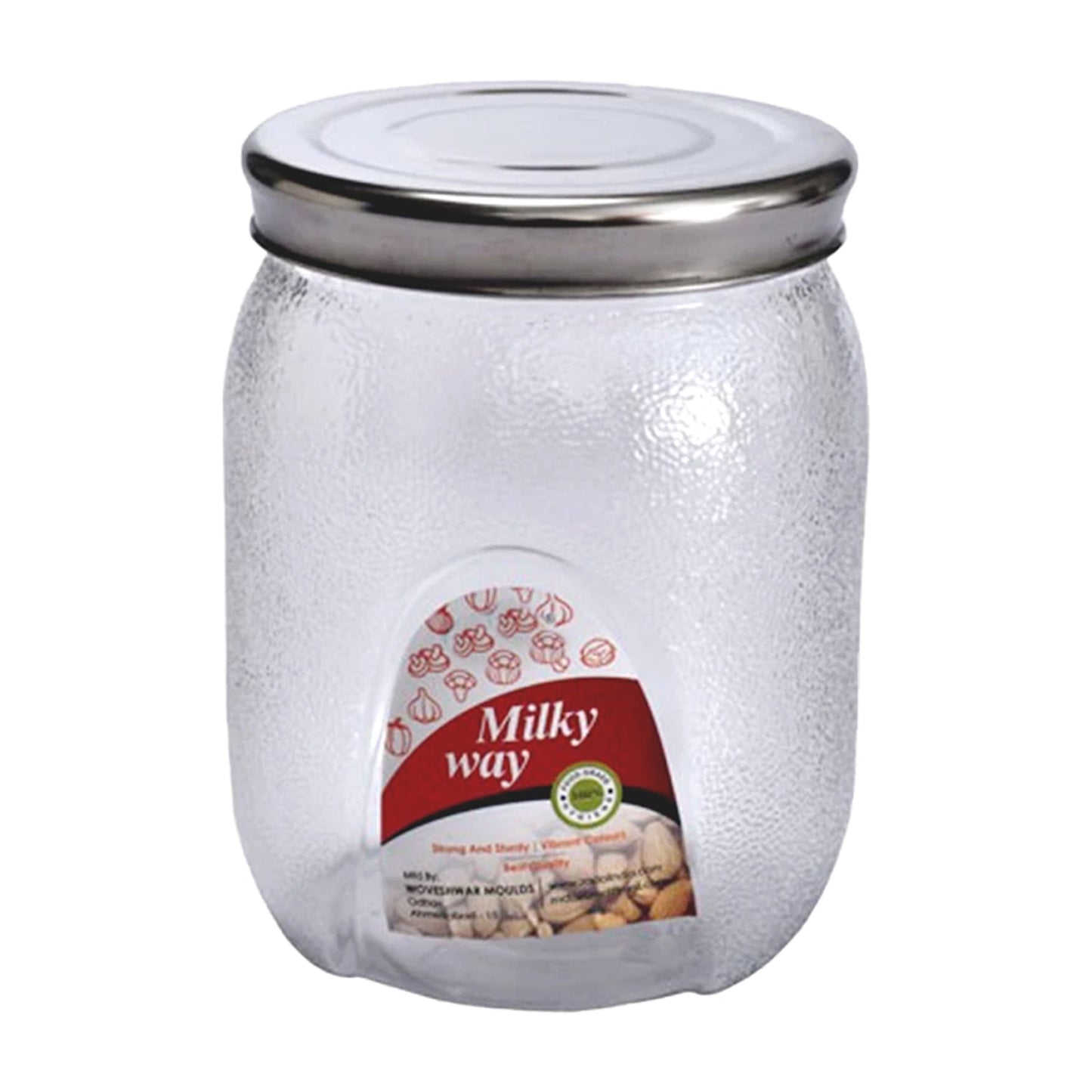 Mason Jar With Airtight Lids (2000 Ml) - LootFaat