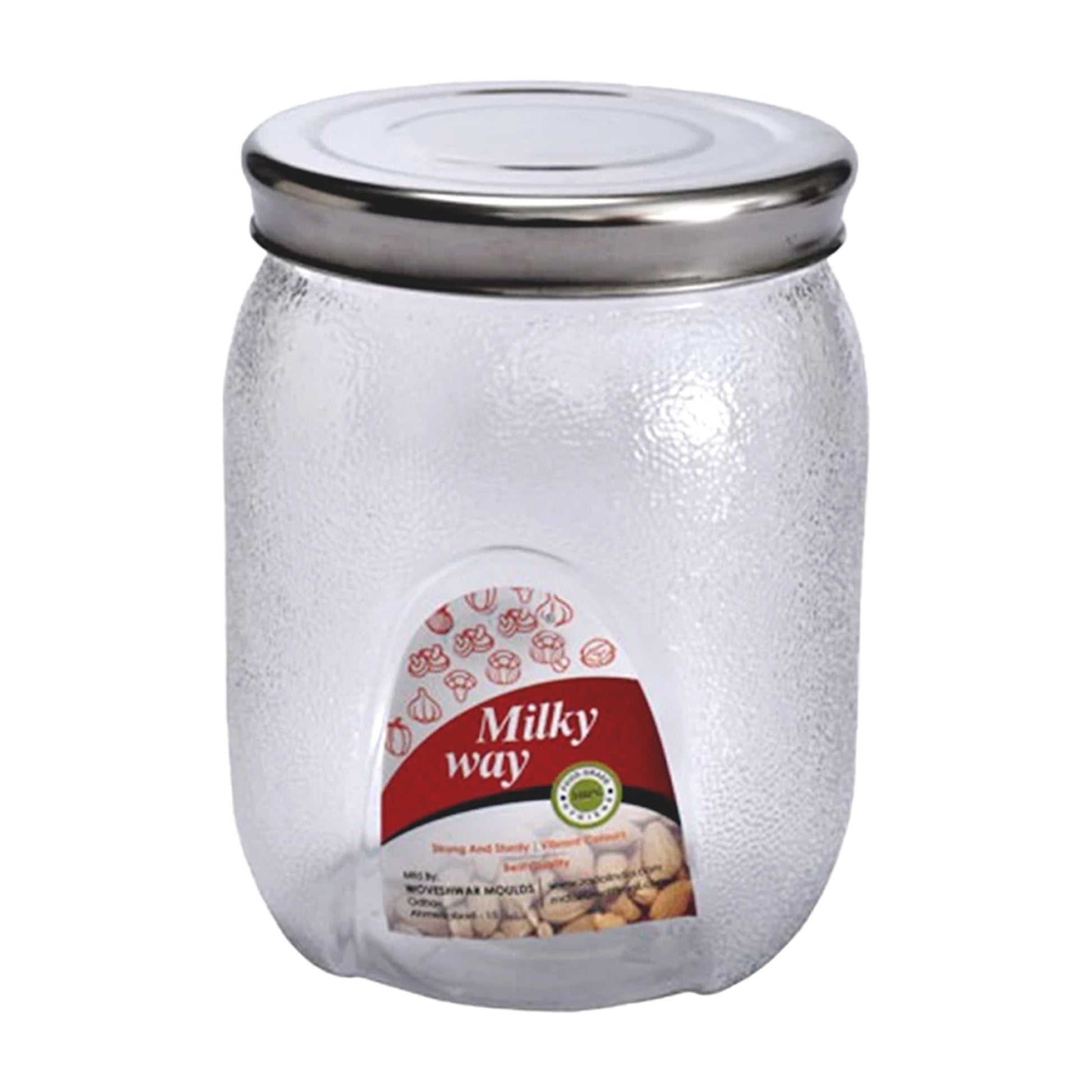 Mason Jar With Airtight Lids (2000 Ml) - LootFaat