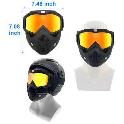 Motorcycle Goggles Off-road Helmet Goggles Windproof Glasses Goggles Mask (1 Pc) - second image