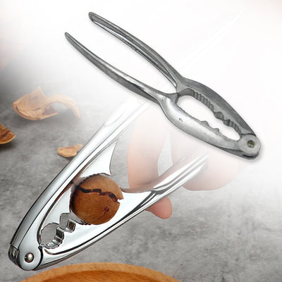 Small Walnut Cracker Luxury Die Cast Stainless Alloy Nut Cutter Walnut Clamp Plier Portable Smart Walnut Akhrot Household Open Core Pliers For All Nuts - second image