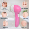 Facial Cleansing Brush & Massager - Exfoliating Face Scrubber with Battery