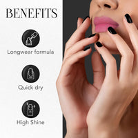 Og Beauty Black Beauty Gel Intense Nail Polish (1 Pc  10 Ml)