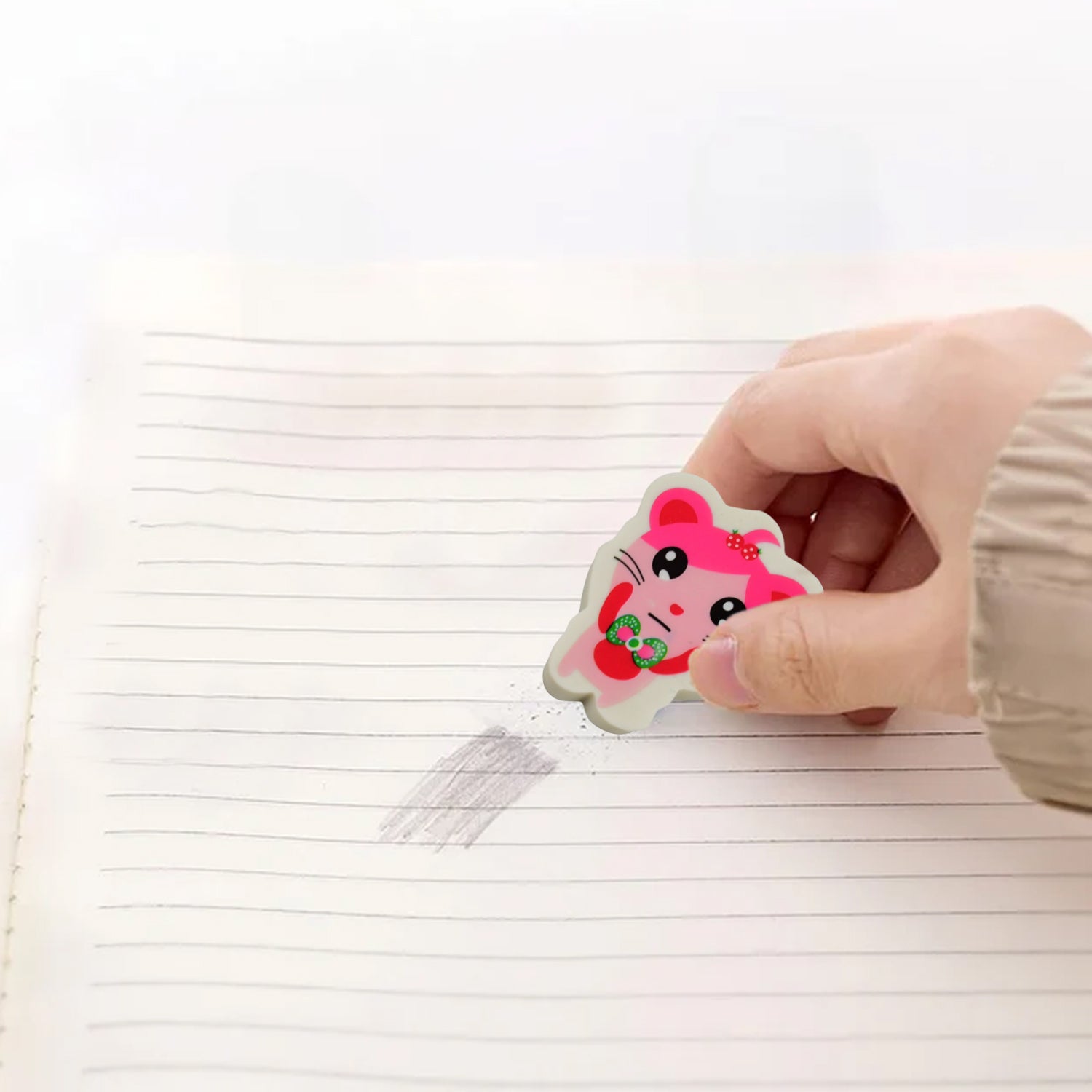 Cartoon Design Eraser (1 Pc  Mix Design) - LootFaat